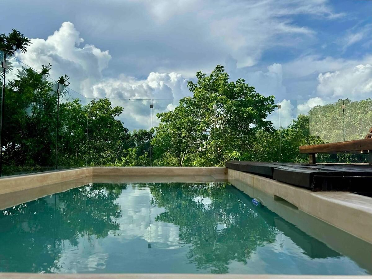 Kataluum- Luxurious Eco-chic Ph With Pool Tulum