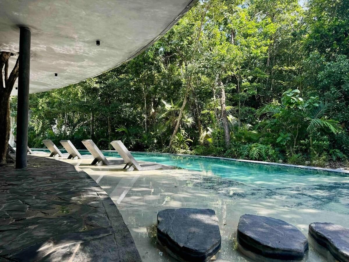 Villa Kataluum- Luxurious Eco-chic Ph With Pool Tulum