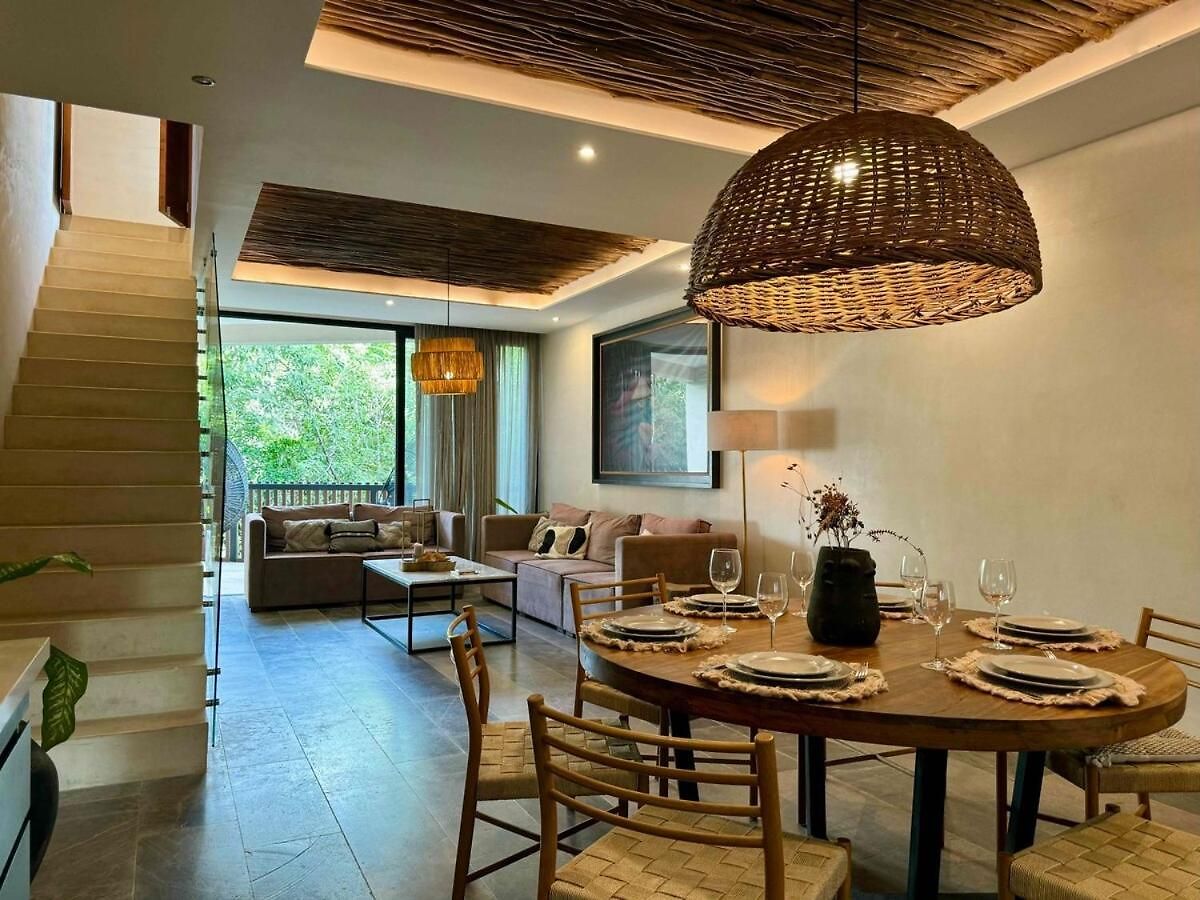 Villa Kataluum- Luxurious Eco-chic Ph With Pool Tulum
