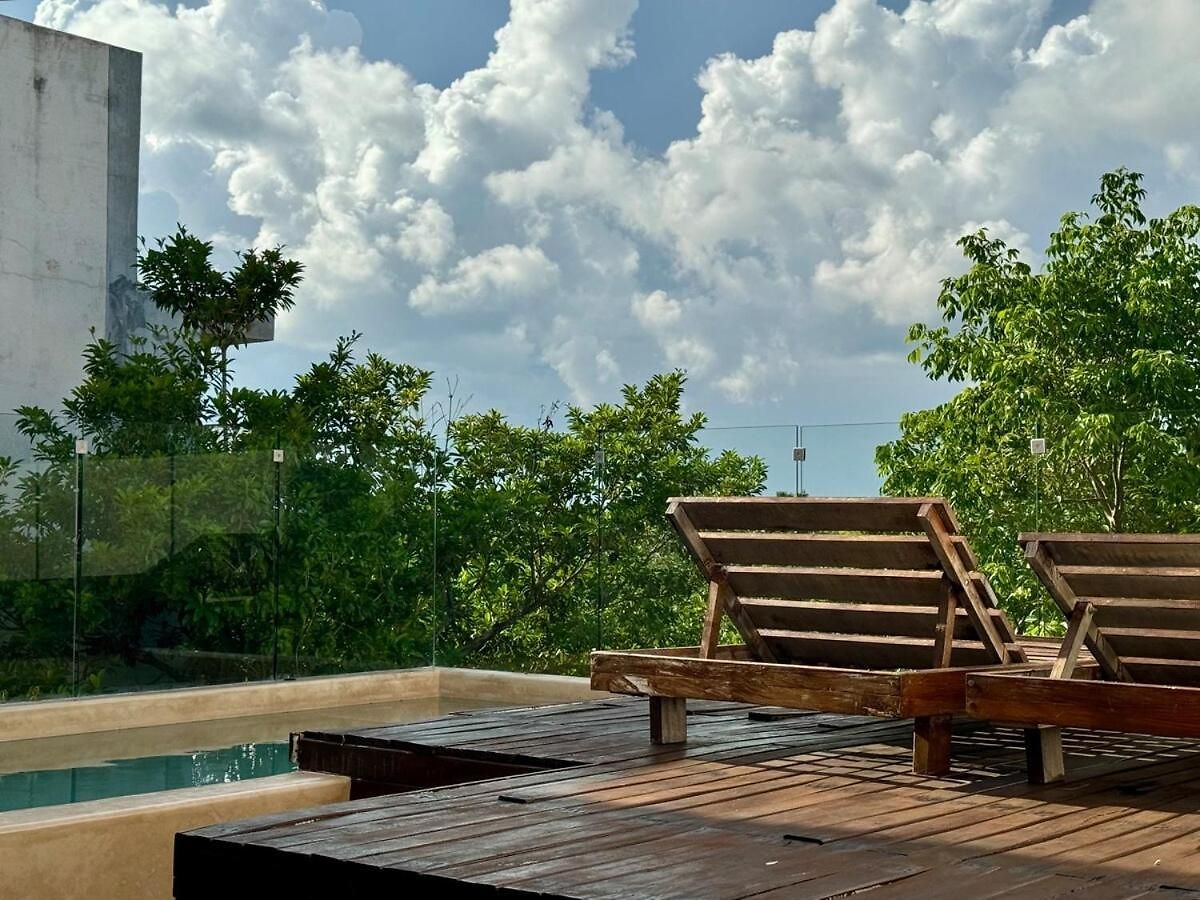 Kataluum- Luxurious Eco-chic Ph With Pool Tulum