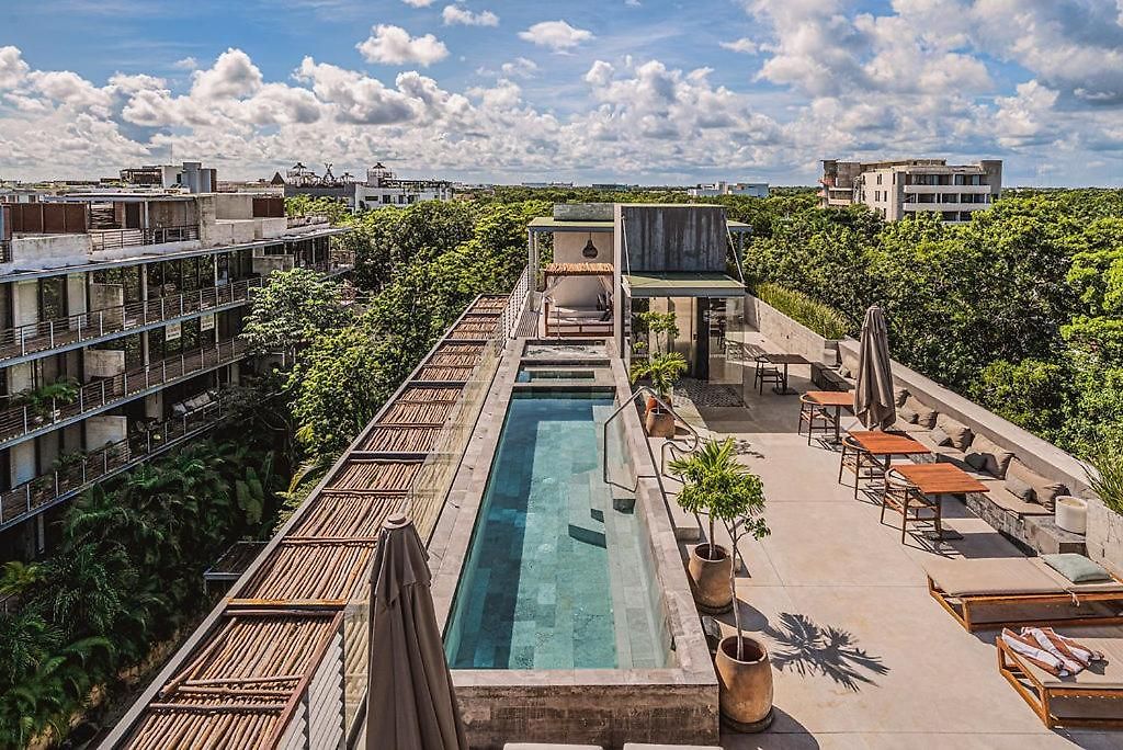 Apartment 1br Swim Up Loft With Private Cenote Rooftop Pool *