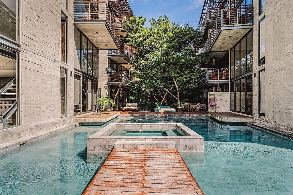 1br Swim Up Loft With Private Cenote Rooftop Pool Apartment Tulum