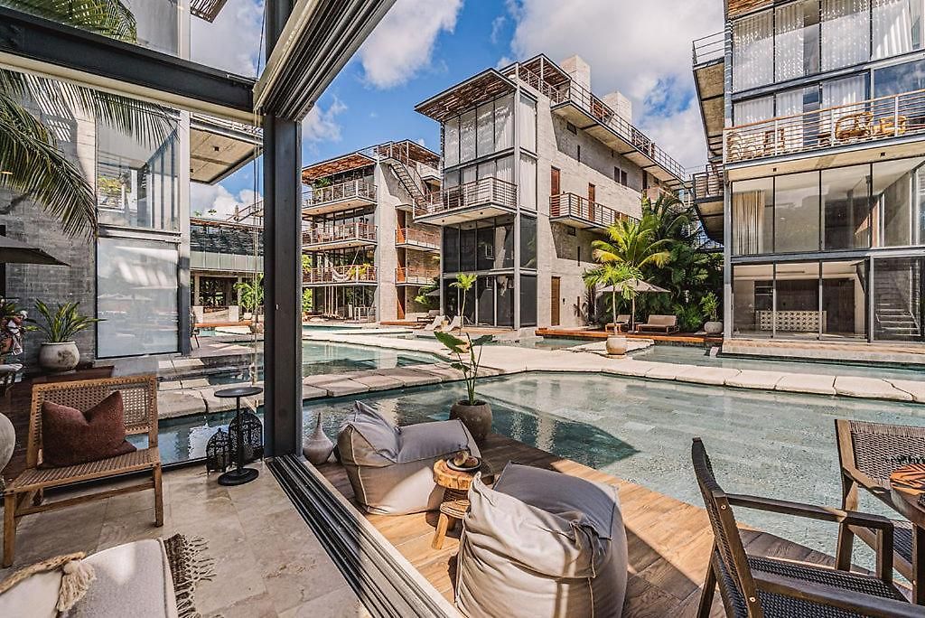 Apartment 1br Swim Up Loft With Private Cenote Rooftop Pool Tulum