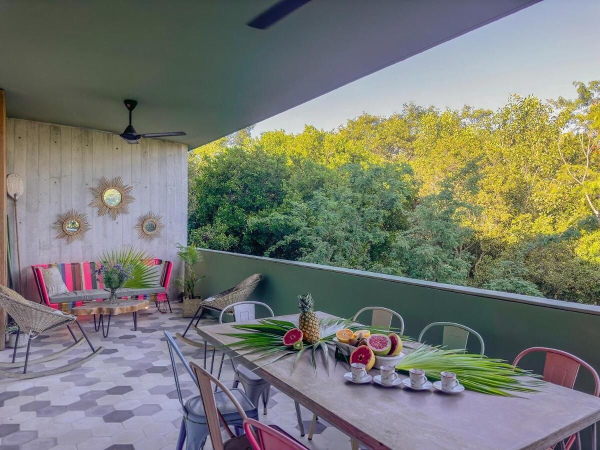 Dream House! Sweet, Calm Ph, Private Pool, Cenote Apartment Tulum