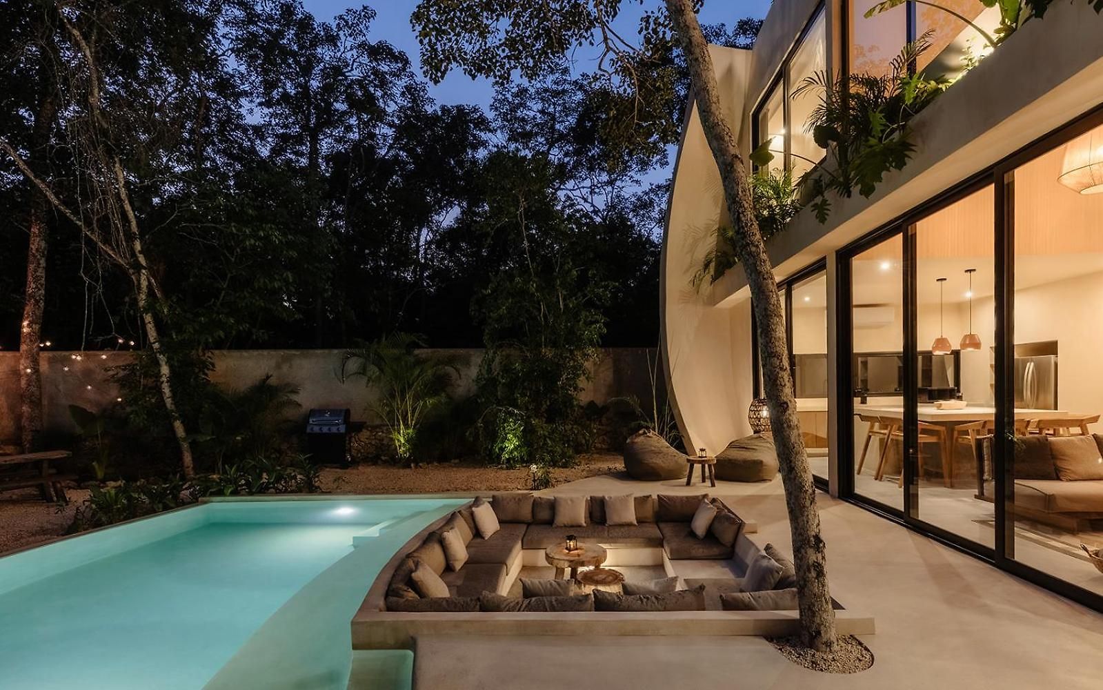 Villa Casa Naay Jungle Lux Heated Pool Hot Tub Firepit *
