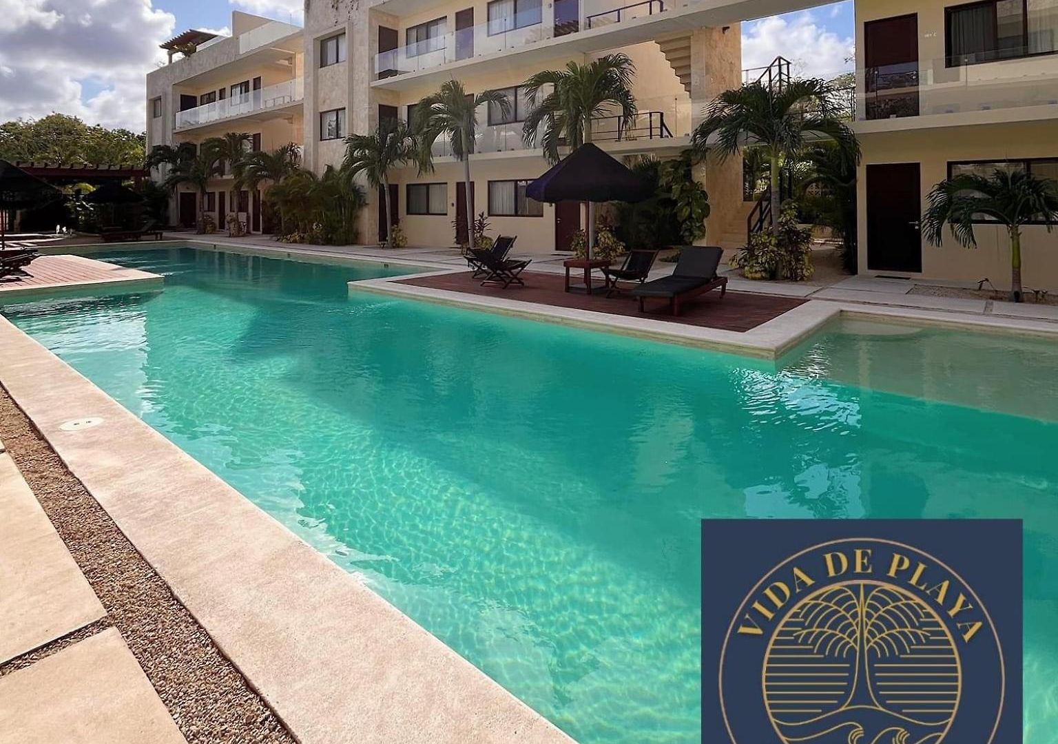 Apartment Blue Luxury, Alberca Central, Cocina Equipada Tulum