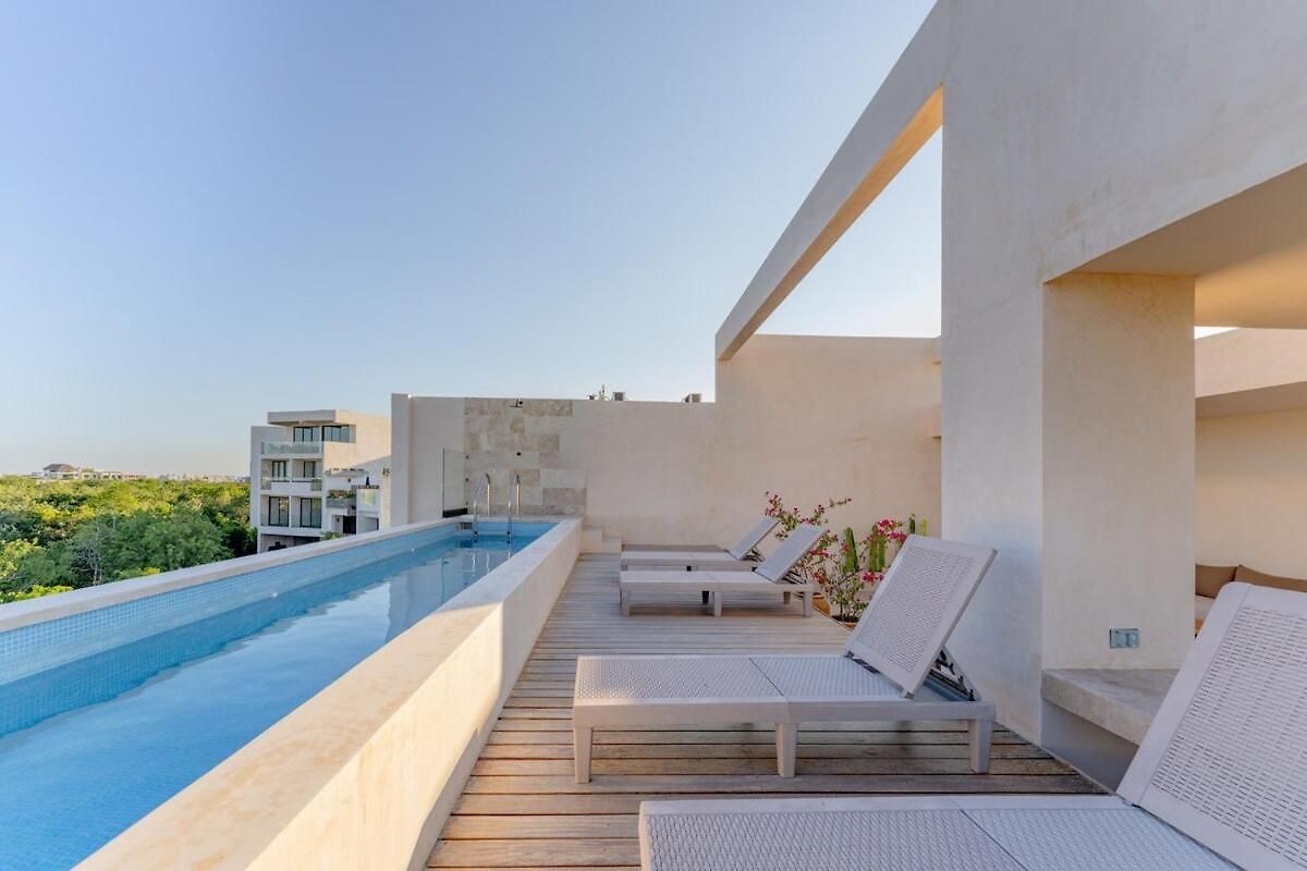 Luxury At Chichíl Pool Gym Access Apartamento