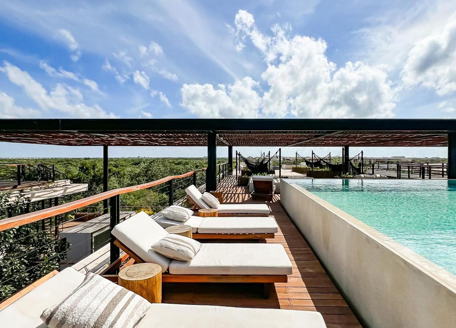 Gated 2br With Rooftop Pool Apartment Tulum