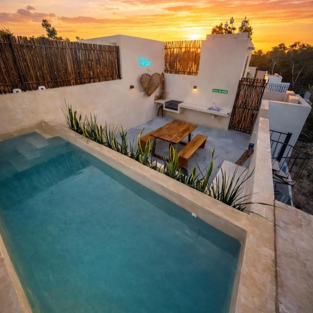 Brand New Penthouse Jungle Views 2 Bdr Sleeps 6 * Tulum