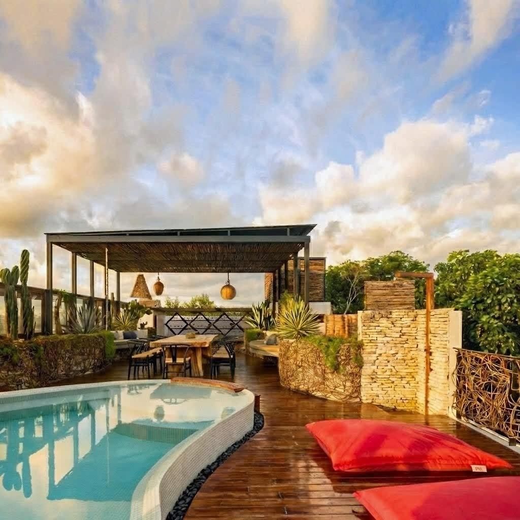 Fantastic 6br Luxury Penthouse 12ppl Rooftop Pool & Bathtub Villa Tulum