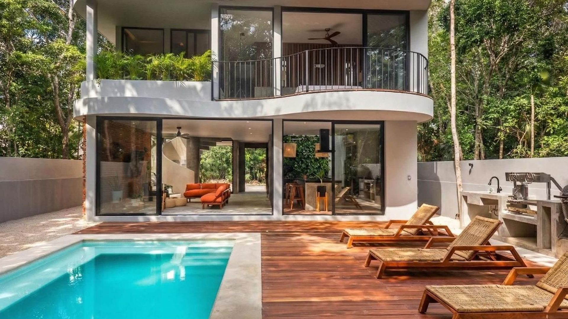 Luxury 4br Eco 10ppl Outdoor Pizza Oven - Private Pool & Jacuzzi Villa Tulum