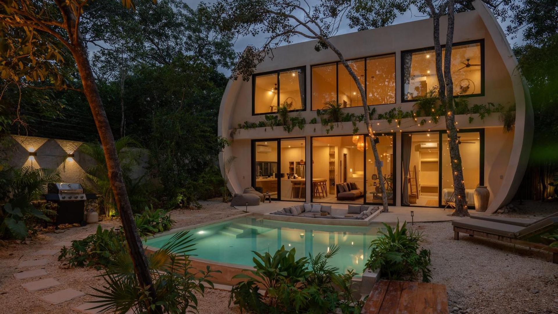 Casa Naay Jungle Lux Heated Pool Hot Tub Firepit Tulum