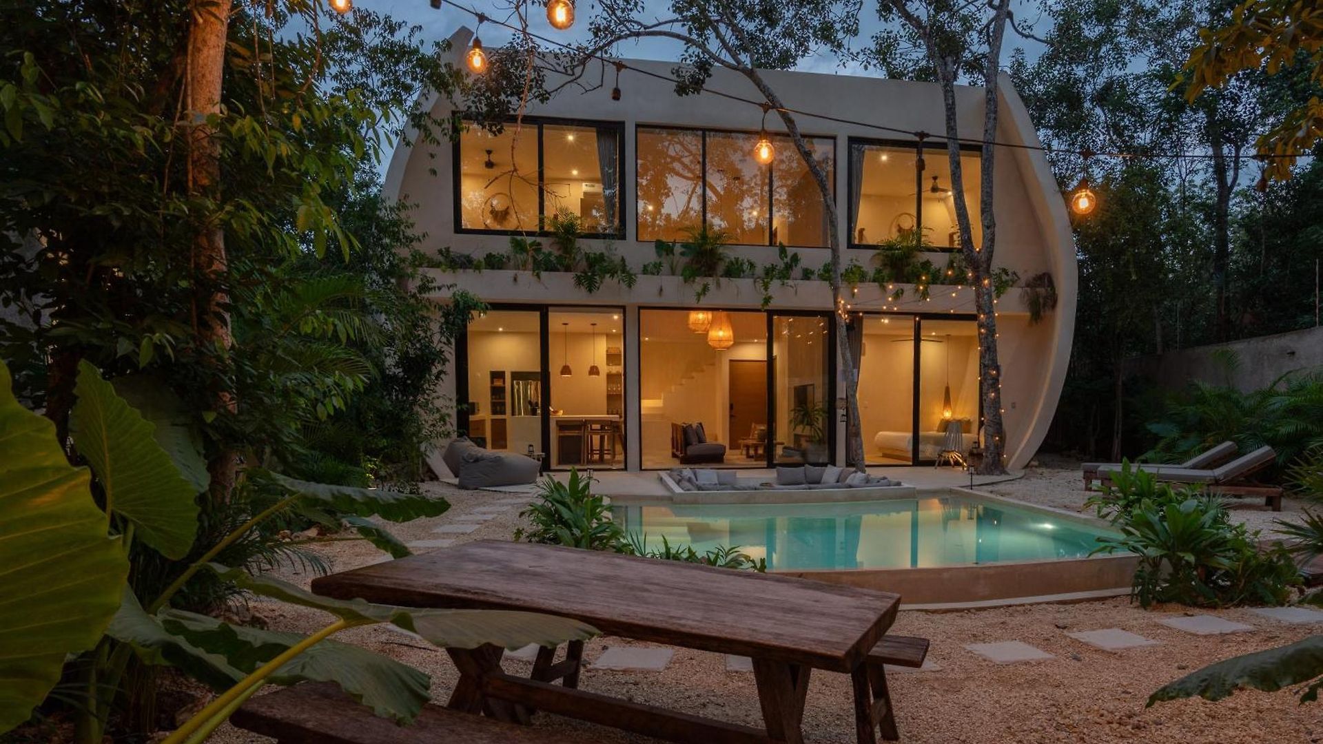 Casa Naay Jungle Lux Heated Pool Hot Tub Firepit Villa Tulum