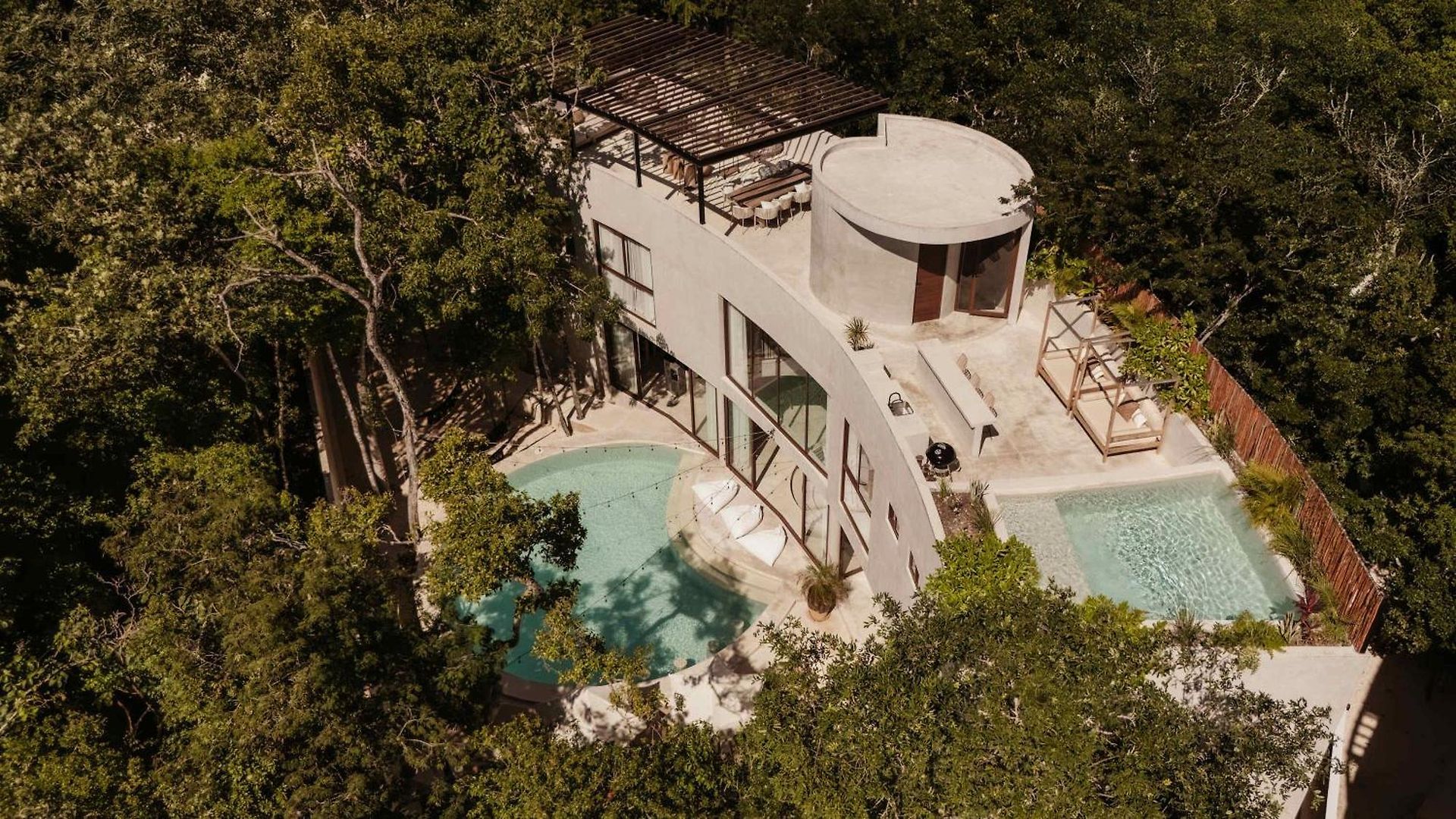 Jungle For 16 - Dual Pools & Fire Pit * Tulum