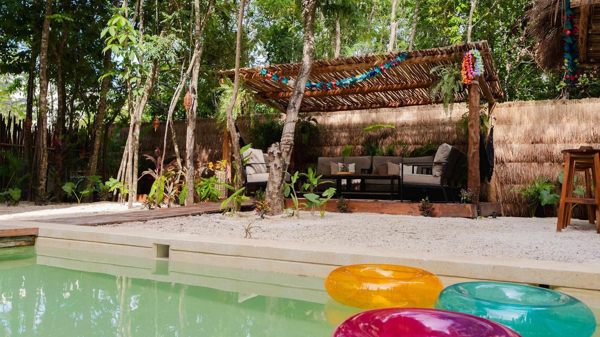 Luxury 5 Bedroom Pool Tiki Bar & Outdoor Gym Villa Tulum