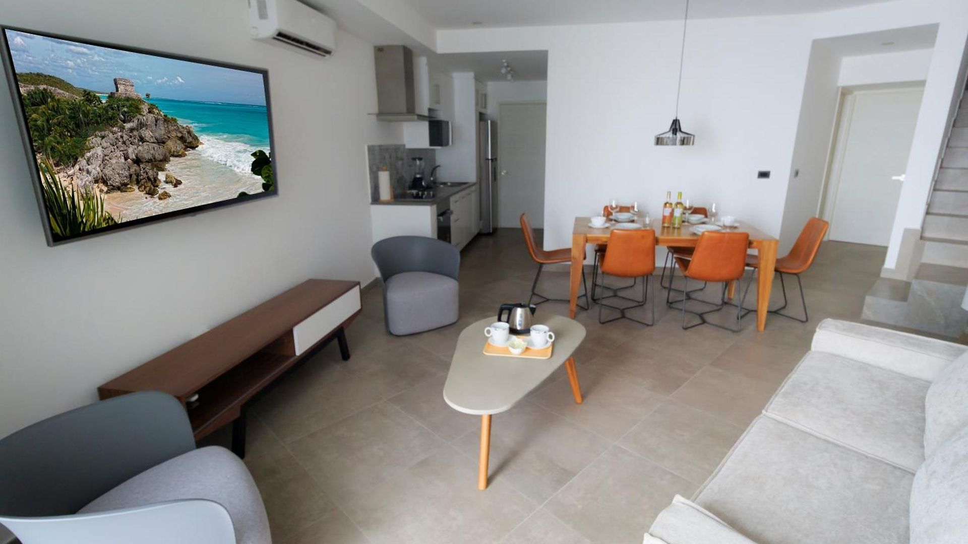 Penthouse With Private Jacuzzi In Tulum, 3 Bedrooms Apartment