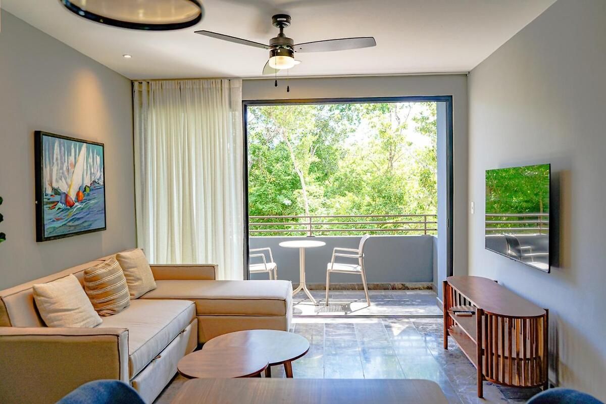 Apartment Chic 1br Private Balcony,sauna, Gym Y Wifi Tulum