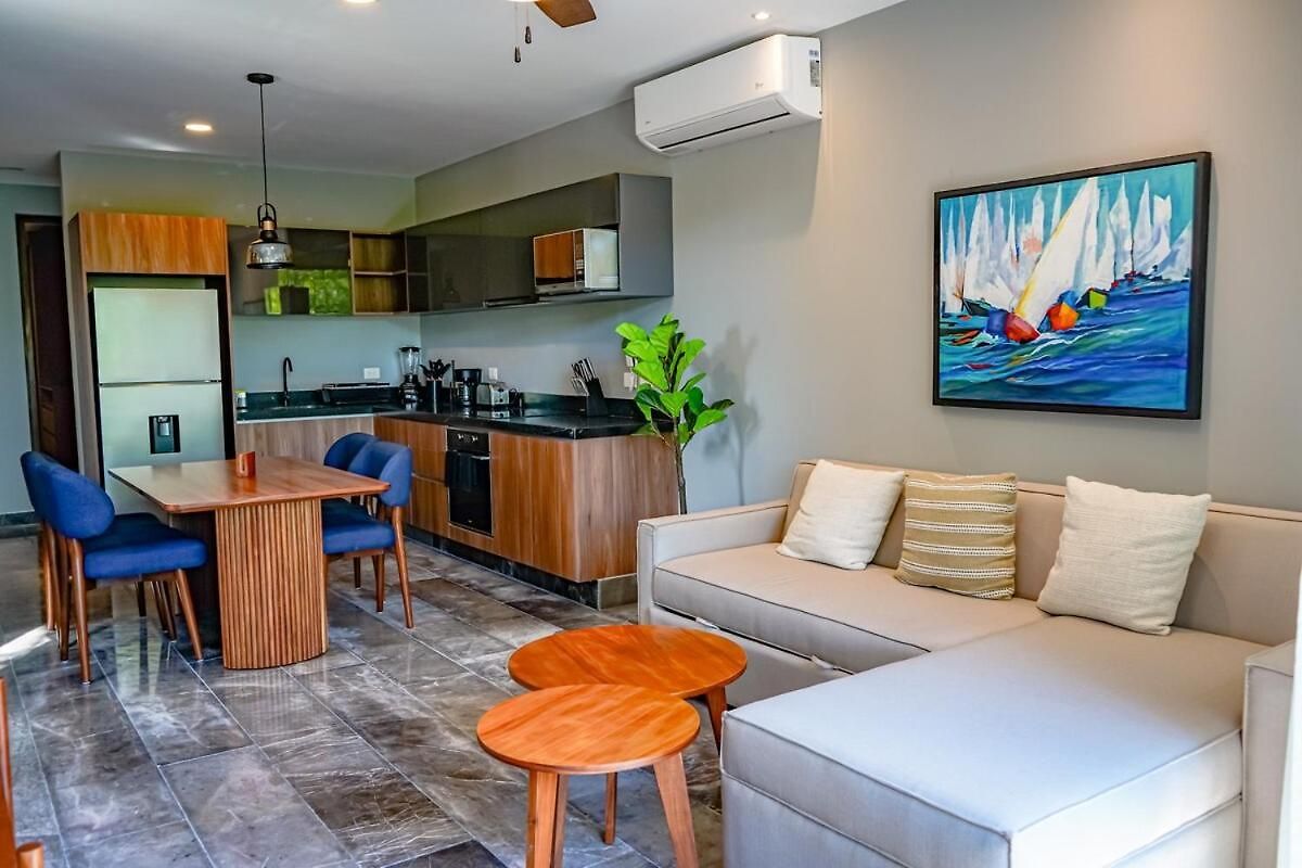 Apartment Chic 1br Private Balcony,sauna, Gym Y Wifi *