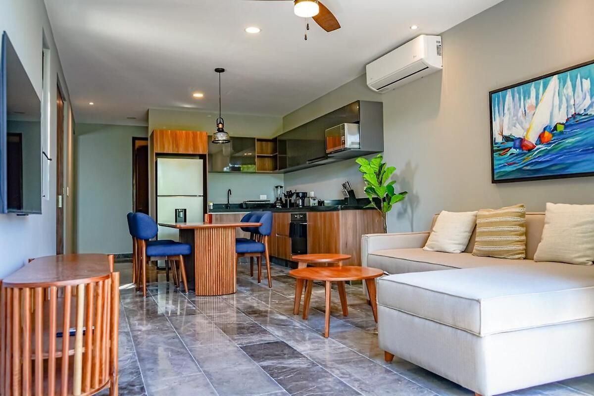 Chic 1br Private Balcony,sauna, Gym Y Wifi Apartment Tulum