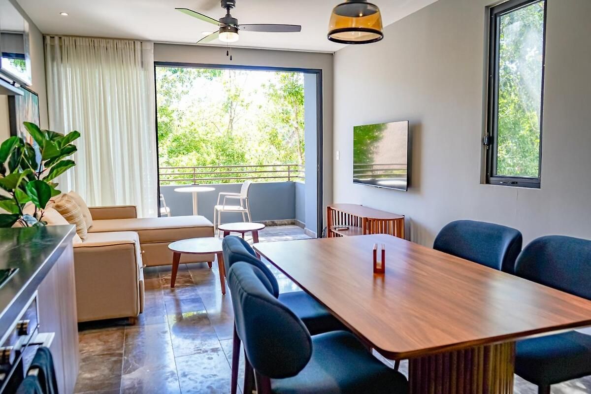 Chic 1br Private Balcony,sauna, Gym Y Wifi Tulum