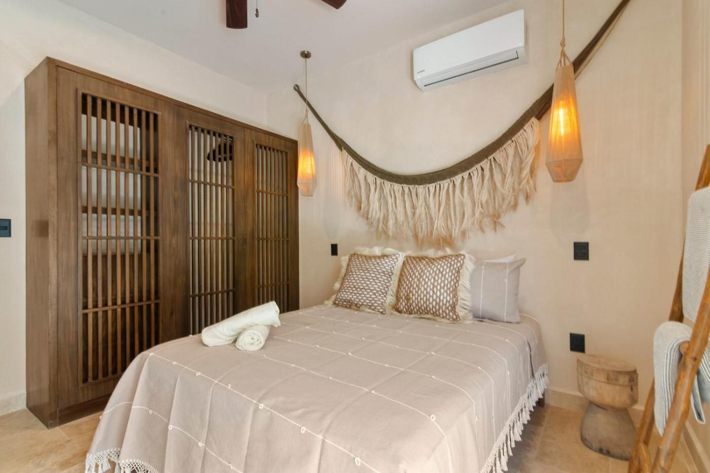 Apartment Boho Chic 2br With Swim-up Pool Near The Tulum