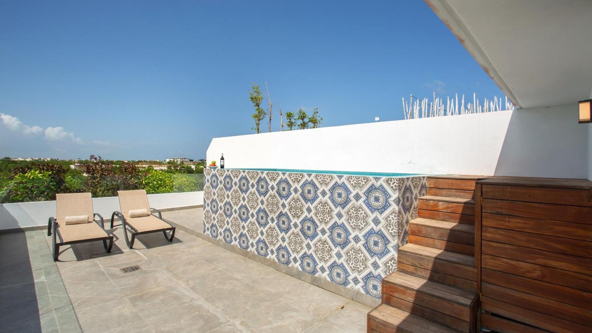 Modern Ph With Private Pool In Tulum, 2 Bedrooms
