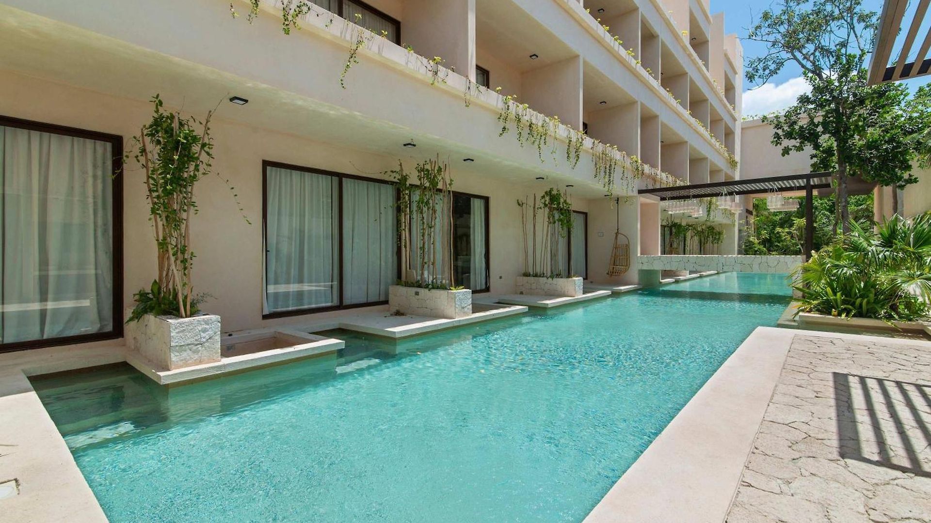 Boho With Swim-up Pool - La Veleta * Tulum