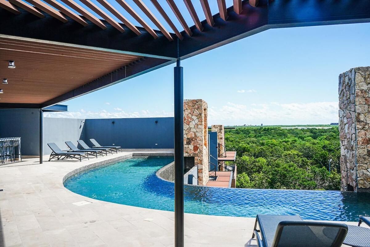 Apartment Chic 1br Private Balcony,sauna, Gym Y Wifi Tulum