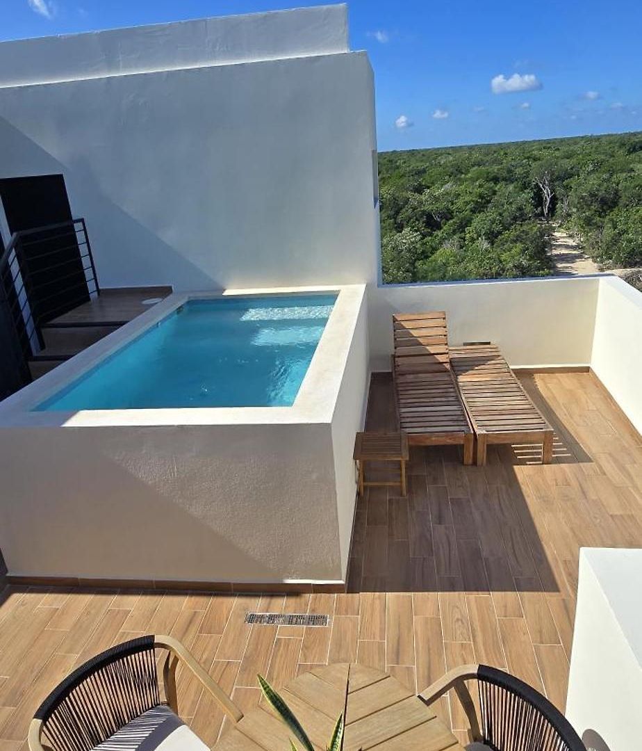 Luxury 2 Bd Roof Private Pool - Jungle View