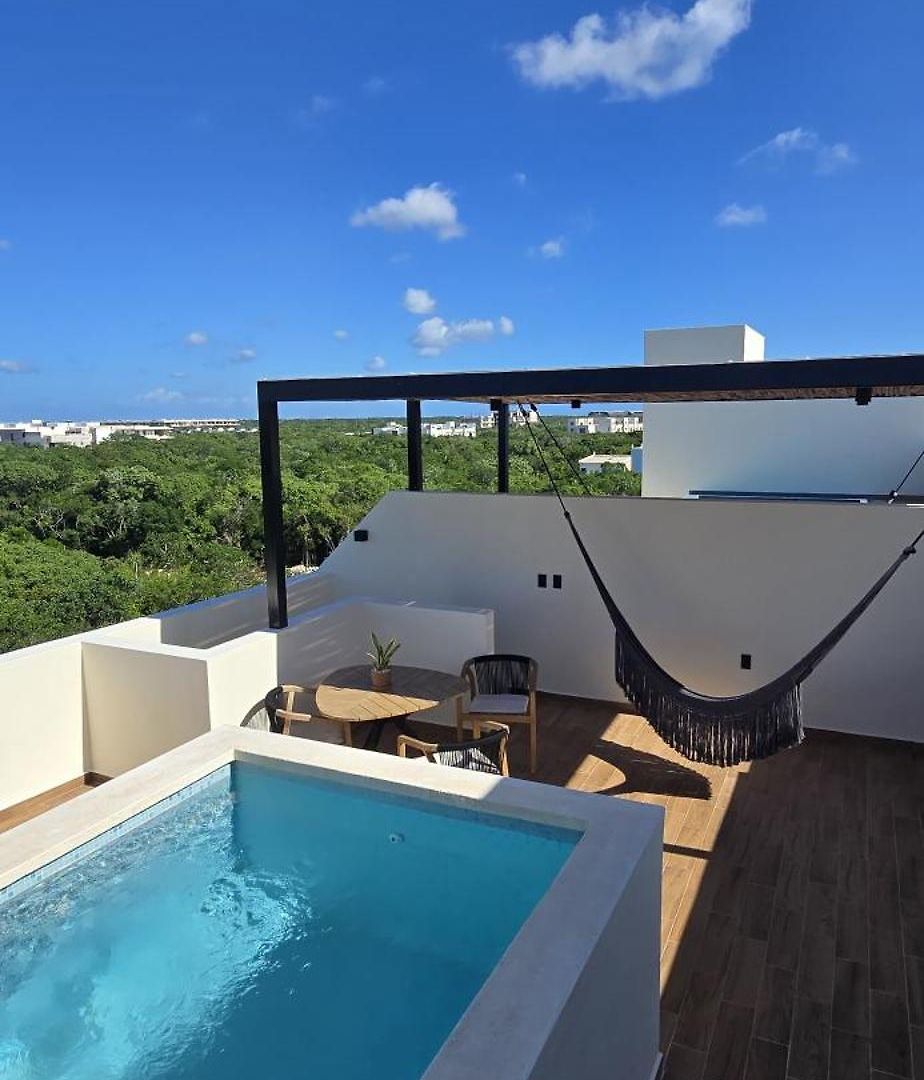 Luxury 2 Bd Roof Private Pool - Jungle View