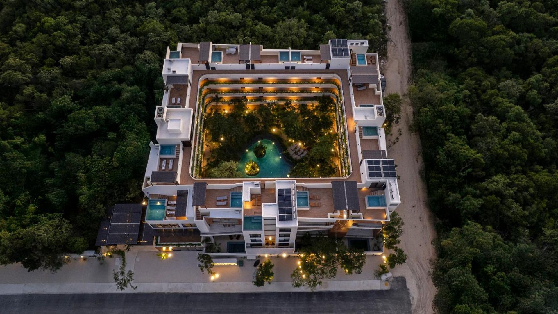 Luxury 2 Bd Roof Private Pool - Jungle View Apartment Tulum