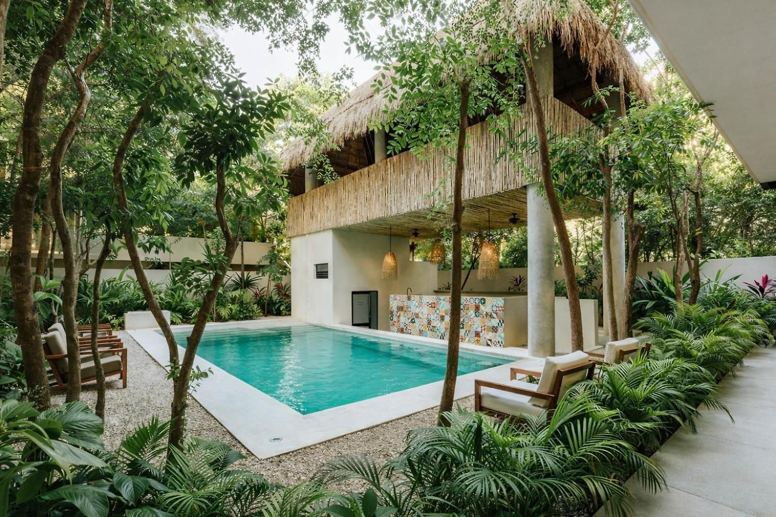 Stylish 3bd3ba In Tulum's Neighborhood Holiday home