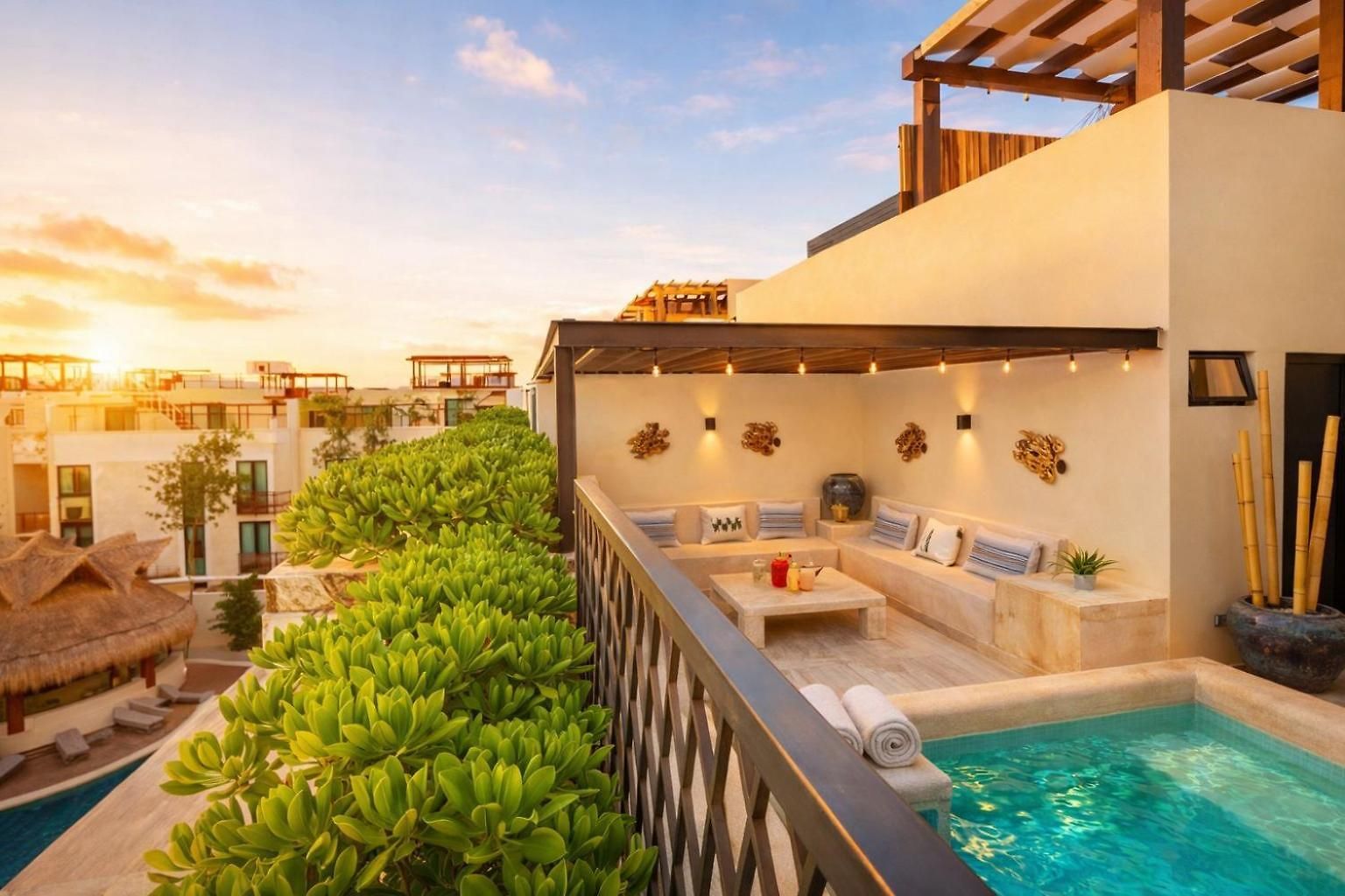Hotel Casa Vibe-ph- Private - Rooftop- Pool- 3 Balcony Tulum