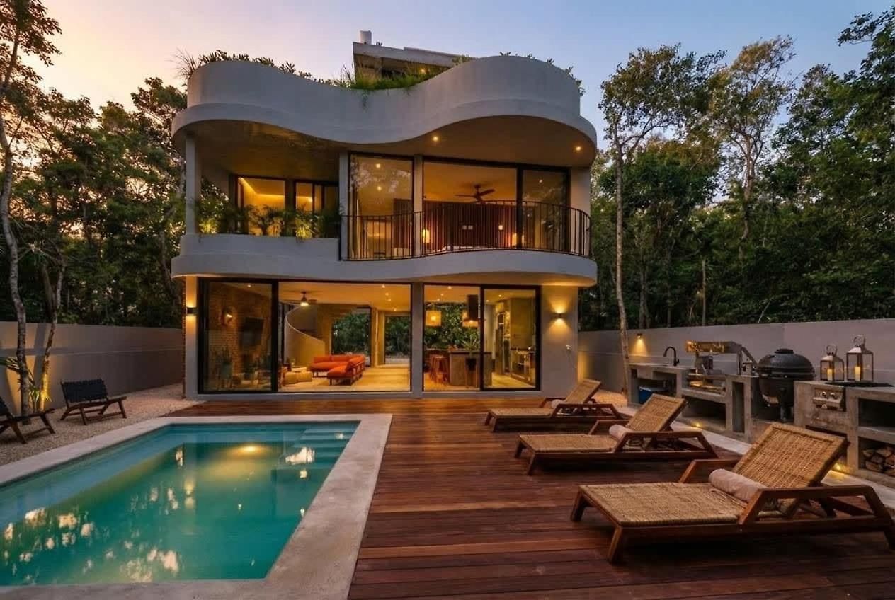 Villa Luxury 4br Eco 10ppl Outdoor Pizza Oven - Private Pool & Jacuzzi *