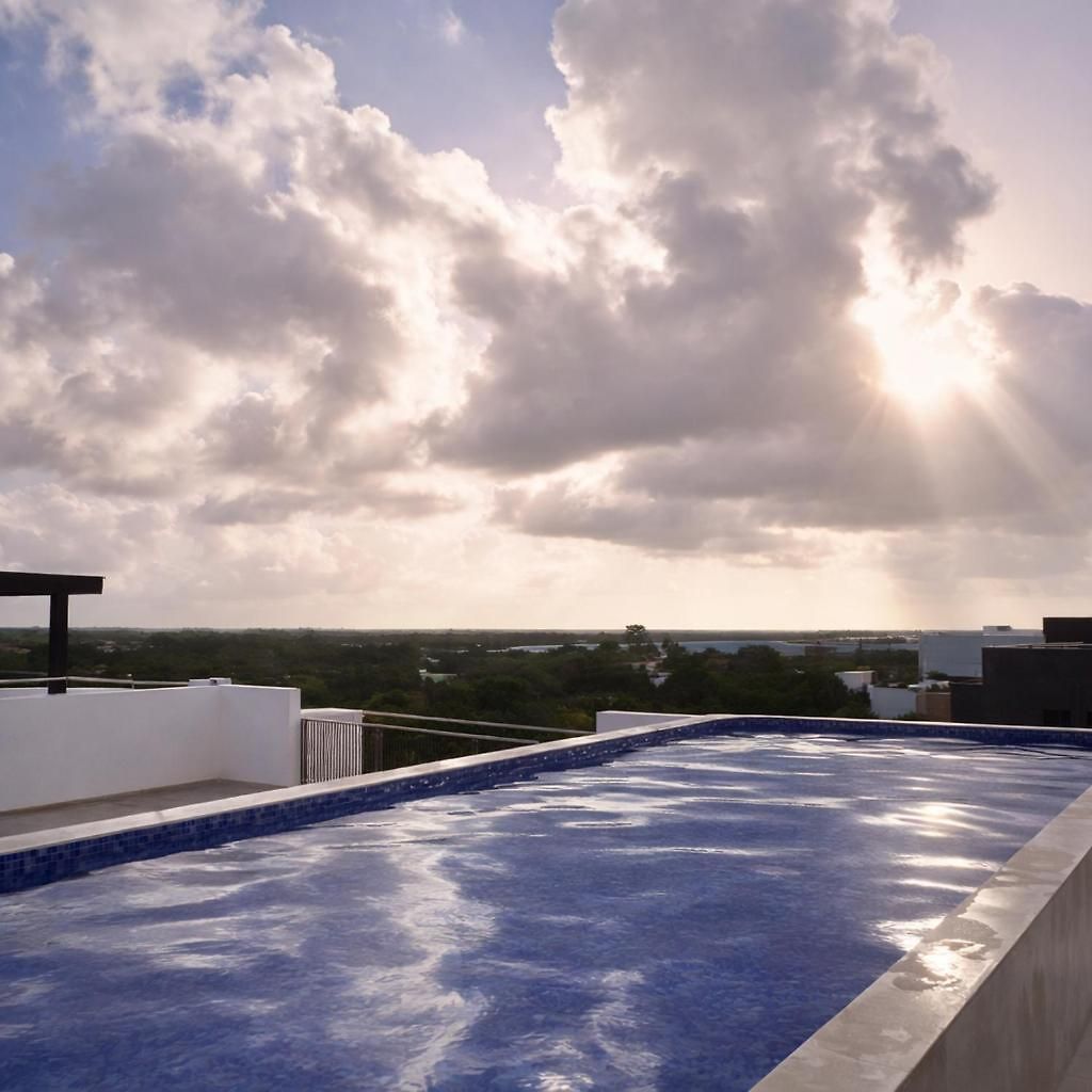 Сasa de vacaciones New 2 Bed Swim-up, Gril With Jacuzzi Aldea Zama