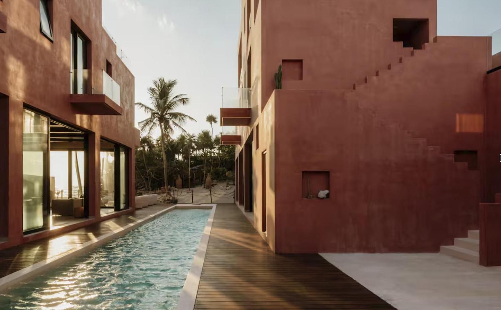 Beachfront Hacienda For 24 Guests In