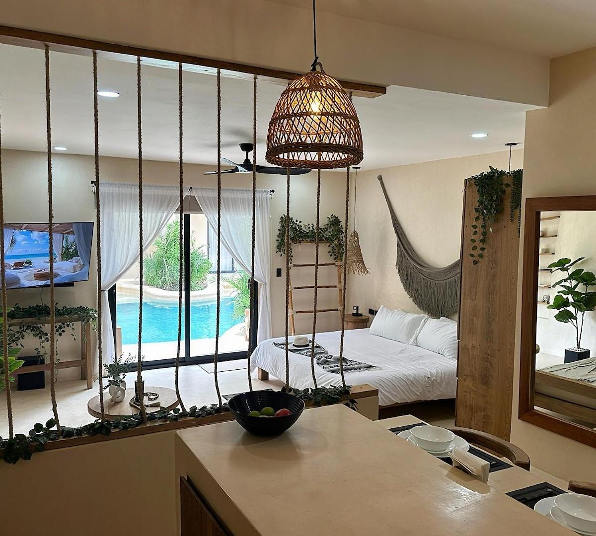 Cocay #102 Jungle Loft Private Pool Access Apartment Tulum