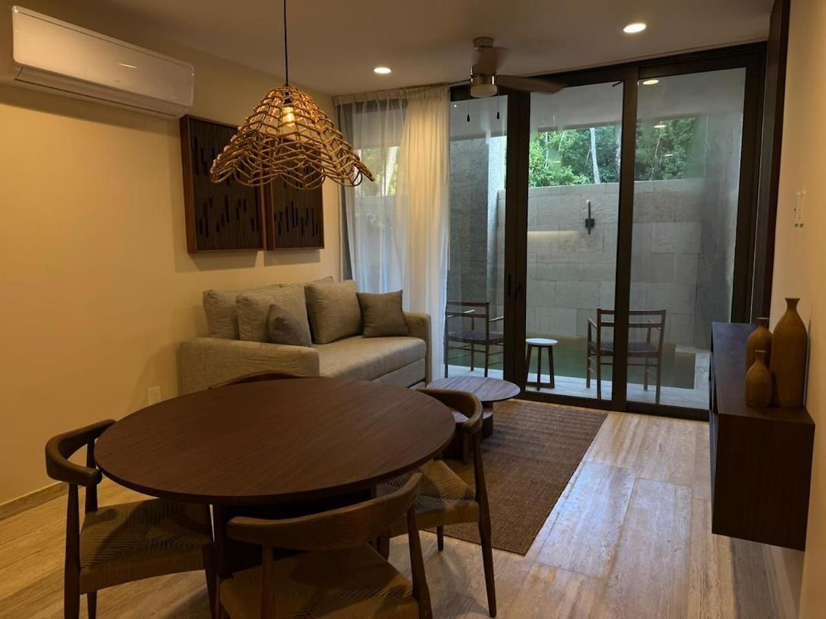 Luxury 1br With Private Terrace Pool In Aldea Zama Apartamento