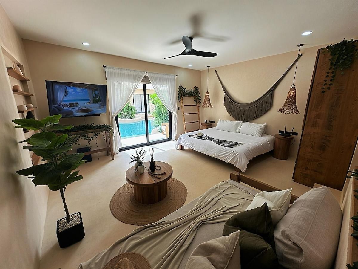 Cocay #102 Jungle Loft Private Pool Access Apartment Tulum