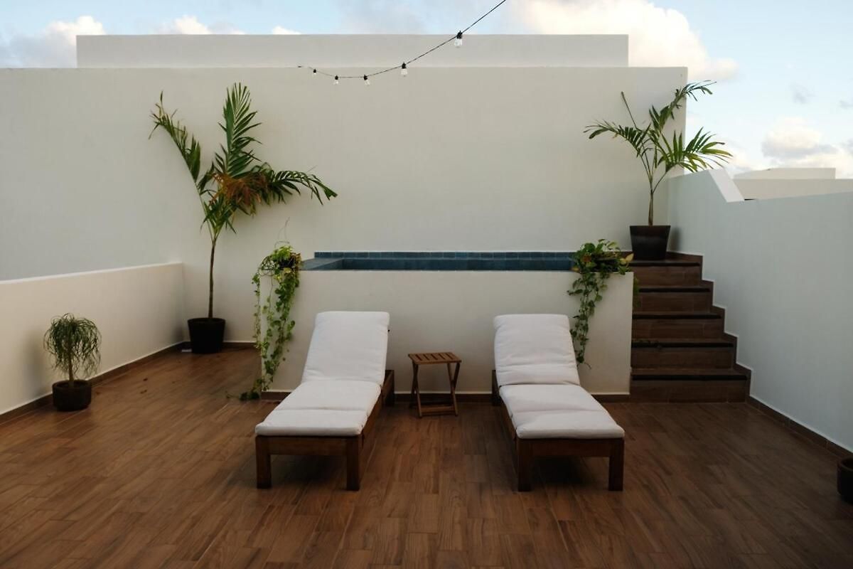 Sky Pool - 4 Guests - Near The Apartamento Tulum