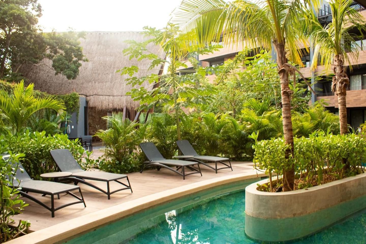 Swim-Up Suite Alberca en tu Puerta Tulum Apartamento Tulum