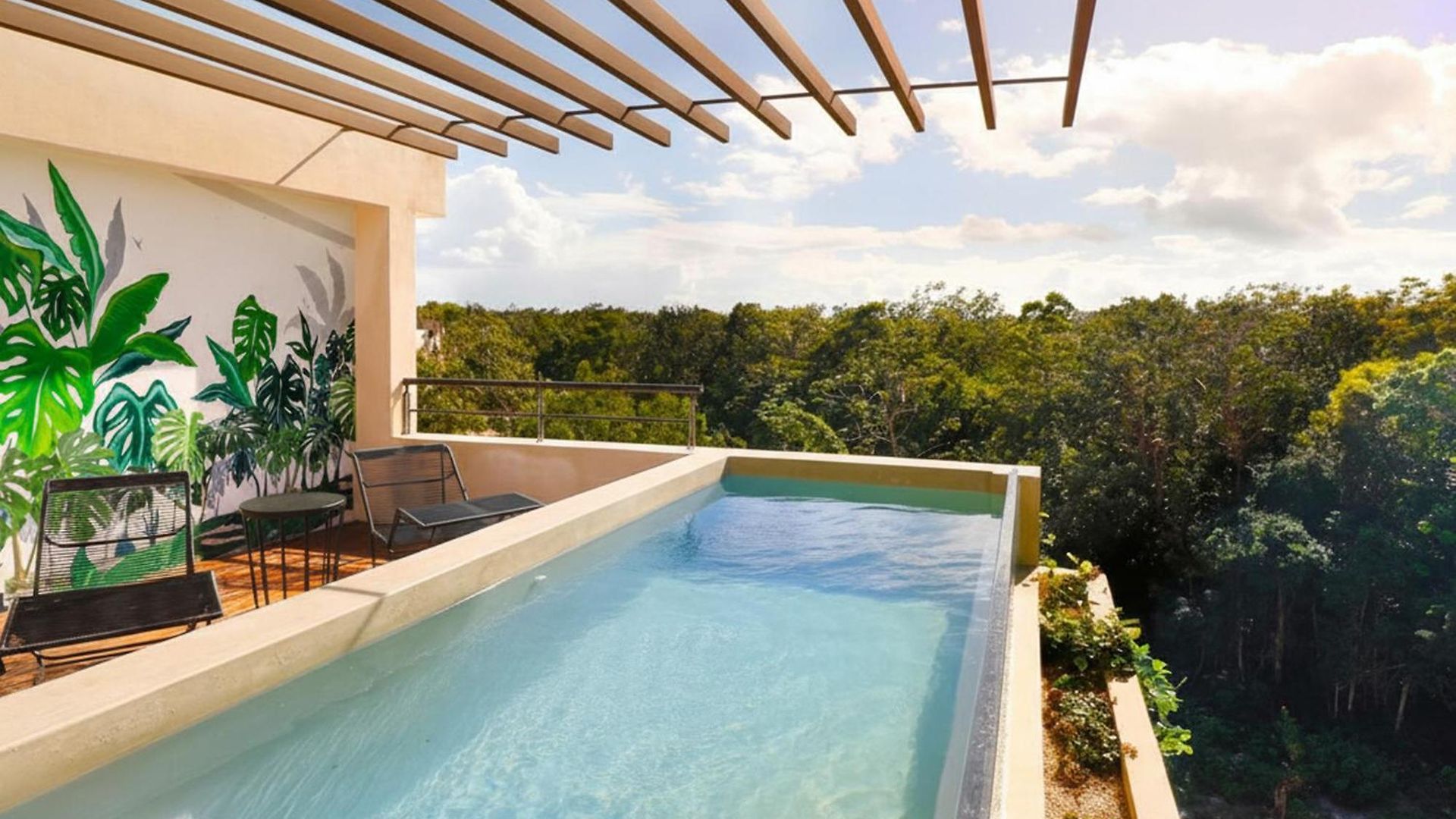 Private Rooftop Pool 3br Penthouse In The Jungle Apartment Tulum