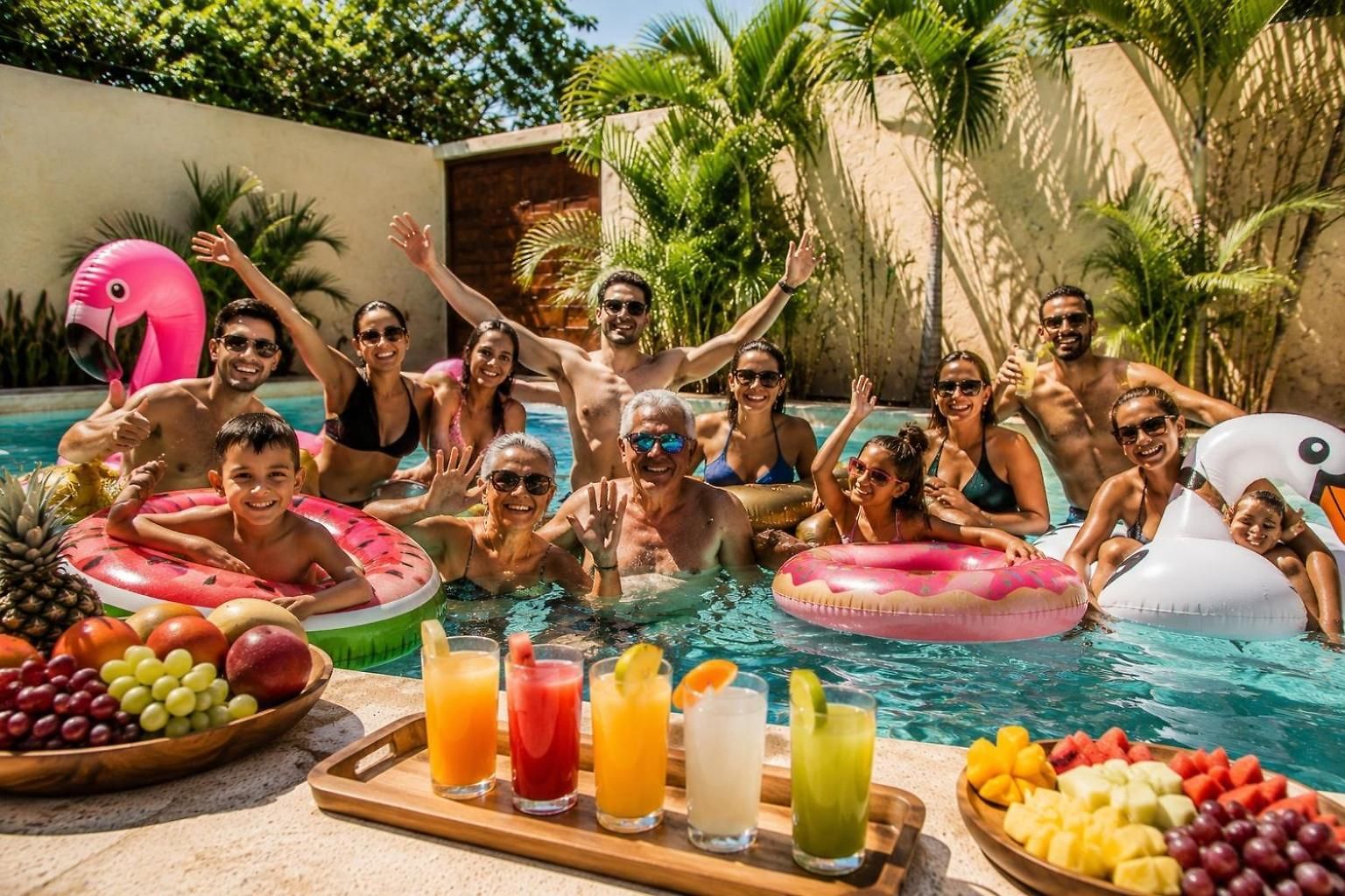 240m2 - 16 Persons - 6 - 2 Swimming Pool - 3 Jacuzzis