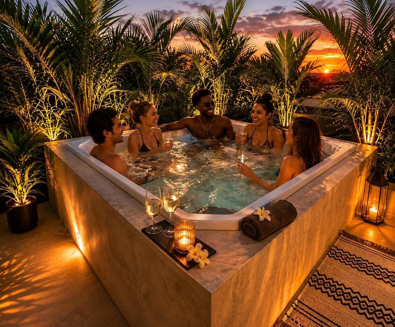 240m2 - 16 Persons - 6 - 2 Swimming Pool - 3 Jacuzzis Villa