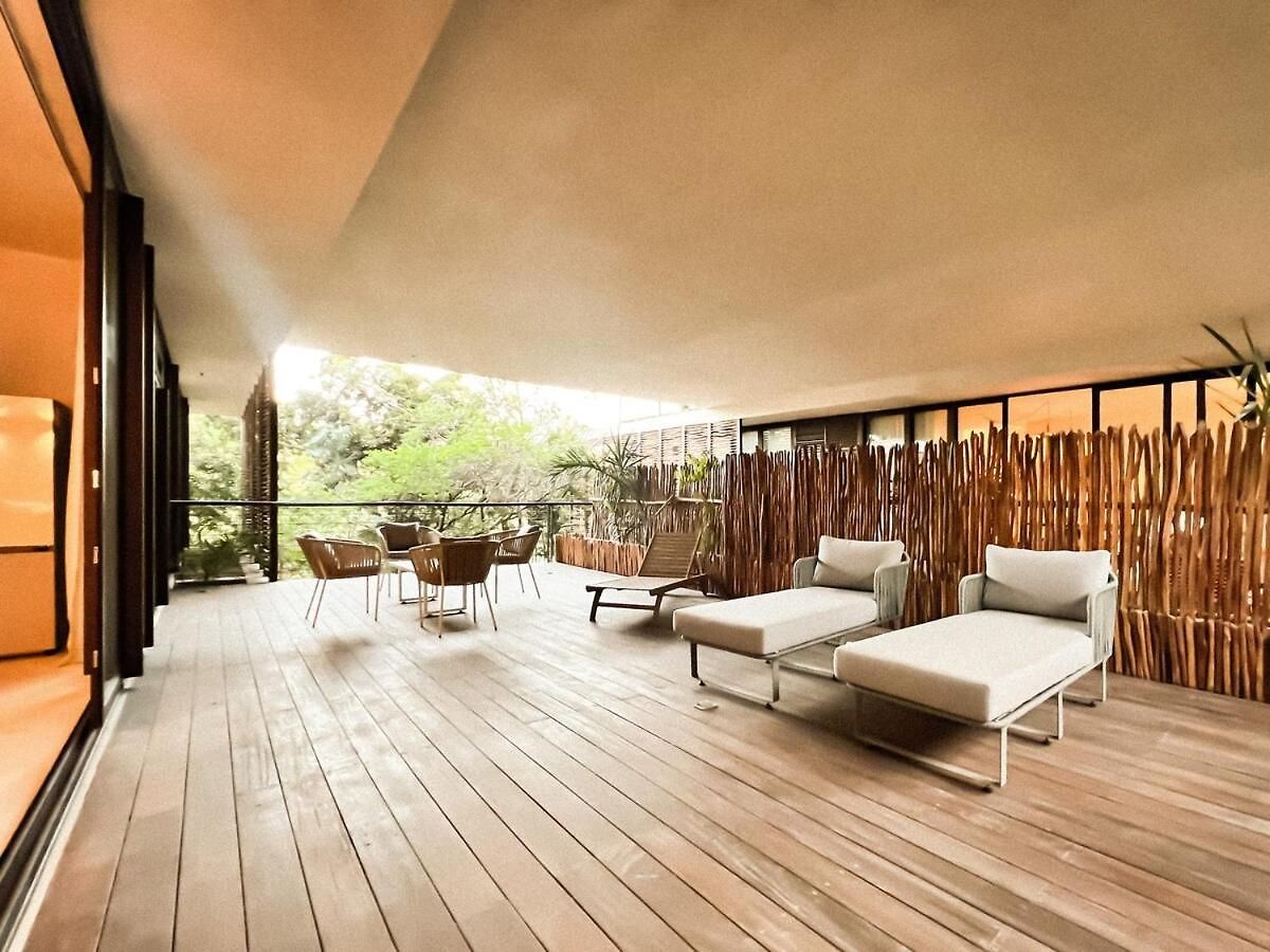 Gated 2br With Rooftop Pool Apartamento Tulum