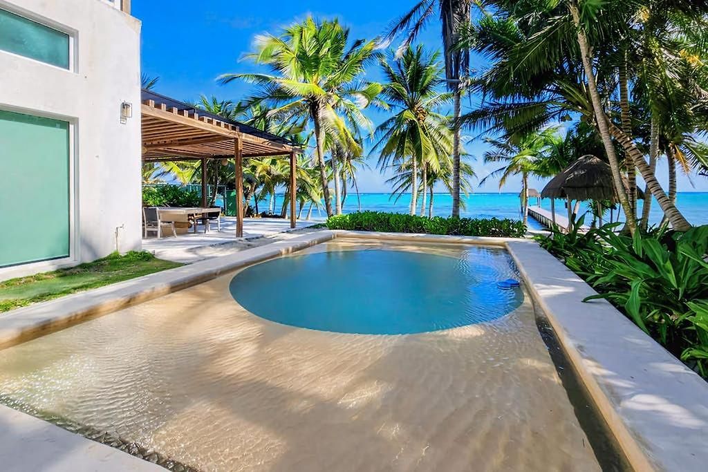 Beachfront Paradise With Private Pool Ocean View Full Kitchen & Shaded Patio - Mandala Holiday home