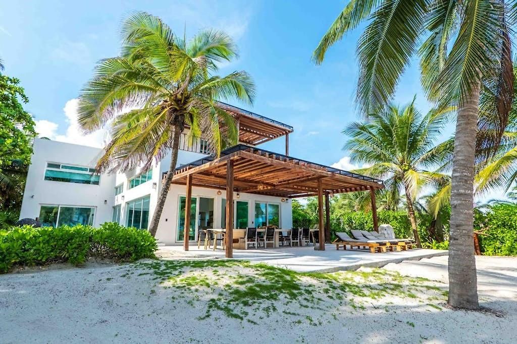 Beachfront Paradise With Private Pool Ocean View Full Kitchen & Shaded Patio - Mandala Holiday home Tulum