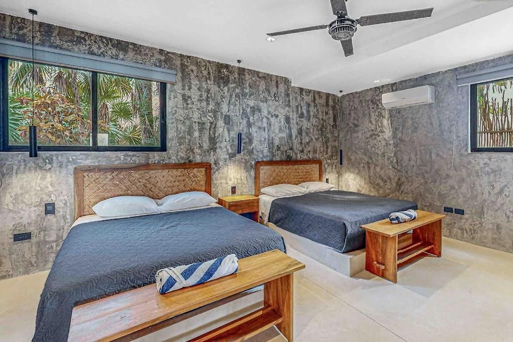 Holiday home Beachfront With Private Heated Pool Jacuzzi Sauna Ocean Views & Ac - 7th Heaven Tulum