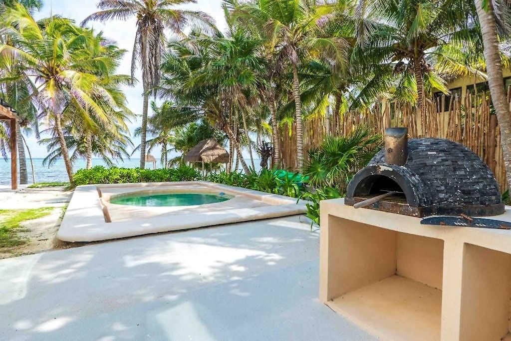 Beachfront Paradise With Private Pool Ocean View Full Kitchen & Shaded Patio - Mandala * Tulum