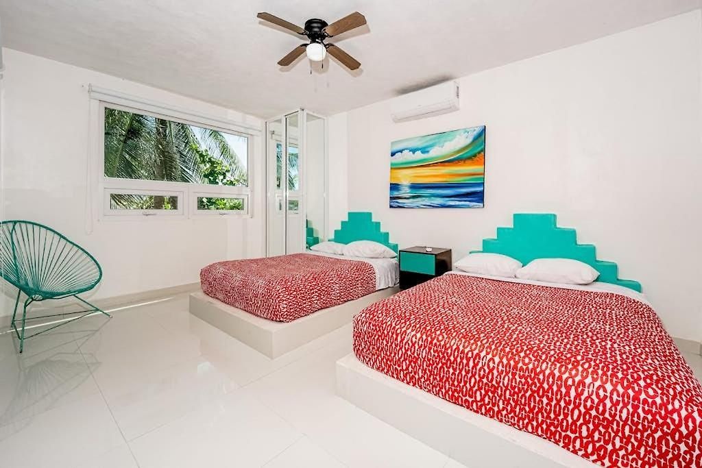 Oceanfront With Access Pool Balconies & Waterfront Hammocks - Sol Holiday home Tulum